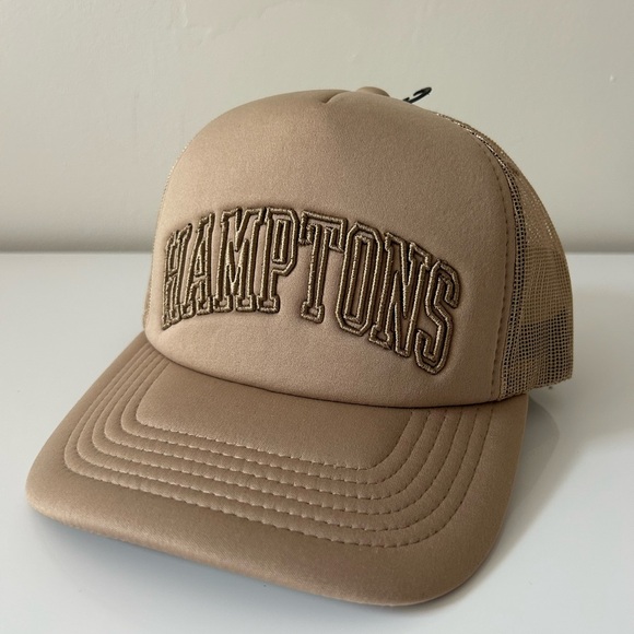 Accessories - Tan Hamptons Trucker Hat